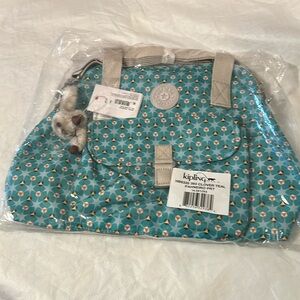 Kipling Clover Teal Pahneiro Bag.